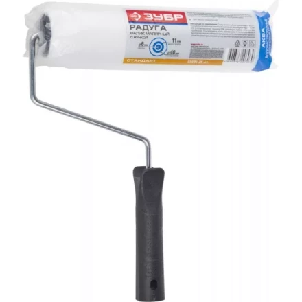 Валик ЗУБР &quot;СТАНДАРТ&quot; РАДУГА поролоновый, 240 мм 03605-25_z01 купить в Перми