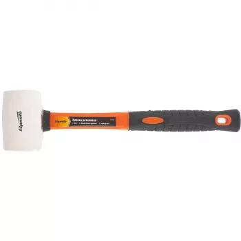 Киянка резиновая 225 г белая резина фибергласовая рукоятка SPARTA 11128 купить в Перми