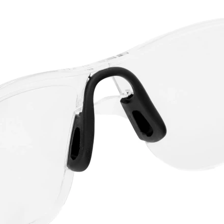 Очки защитные открытые Denzel 89198, поликарбонатные, прозрачная линза купить в Перми