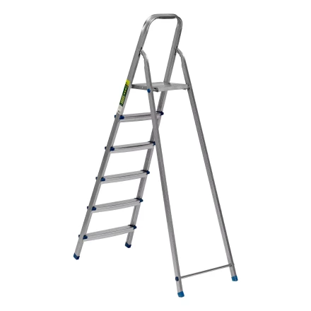 Стремянка Сибртех 97838, 6 ступеней, стальная, оцинкованная купить в Перми