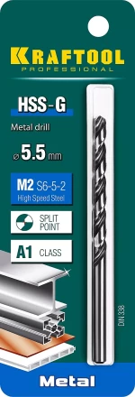 Сверла по металлу HSS-G Оберон 29651-5.5 купить в Перми