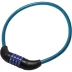 Замок ЗУБР &quot;ПРОФЕССИОНАЛ&quot;, тросовый, кодовый, с изменяемым кодом, длина троса - 650мм, d 10мм 37262-65_z01 купить в Перми