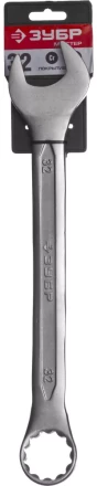 Ключ ЗУБР &quot;МАСТЕР&quot; гаечный комбинированный, Cr-V сталь, хромированный, 32мм 27087-32 купить в Перми