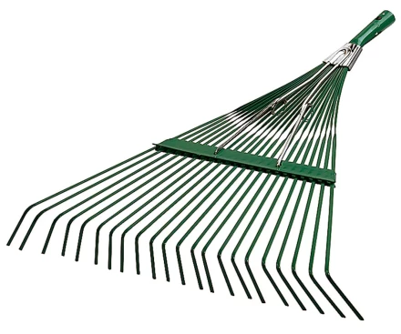 Грабли веерные RACO усиленные, 22 плоских зубца, эпоксидное покр., 550мм 4231-53/740 купить в Перми