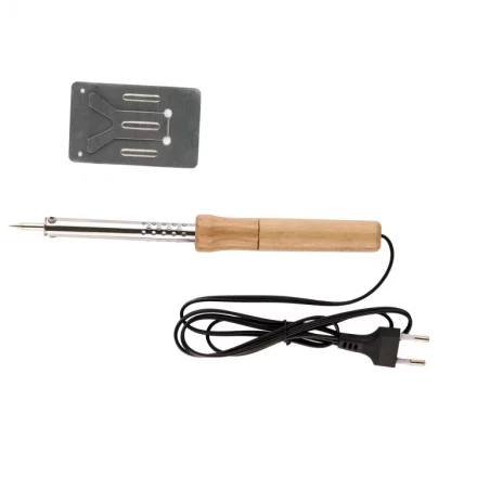 Паяльник с ручкой из дерева 60 Вт 220 В Sparta 913103 купить в Перми