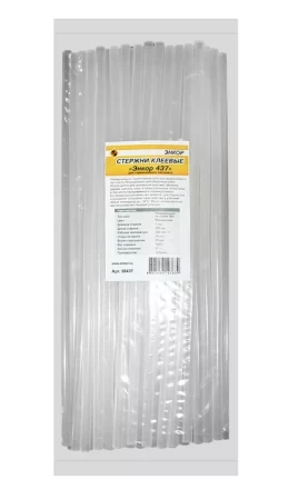 Стержень клеевой 7х300мм ЭНКОР 437 80 шт 50437 купить в Перми