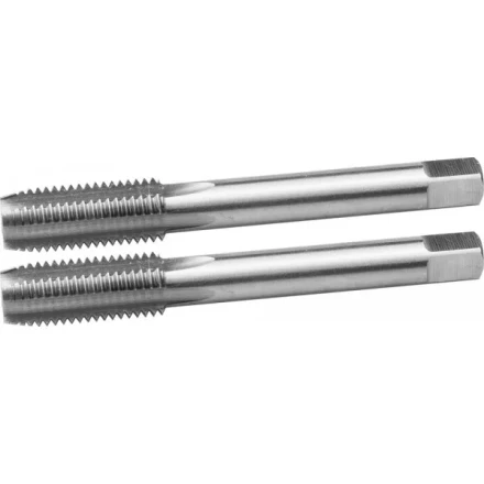 Метчики ЗУБР &quot;ЭКСПЕРТ&quot; машинно-ручные, комплектные для нарезания метрической резьбы в сквозных отверстиях, М14х2,0, 2шт 4-28007-14-2.0-H2 купить в Перми