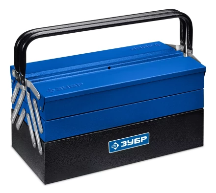 ЗУБР ЯРУС-5/17, 430 х 210 х 205 мм, (17), Металлический раздвижной ящик для инструментов, Профессионал (38356-17) купить в Перми