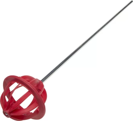 ЗУБР Глобус, 82 х 80 х 400 мм, d 6 мм, пластмассовый, миксер для красок (06006-82-40) купить в Перми