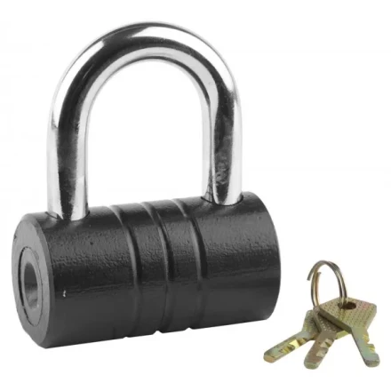 Замок ЗУБР &quot;МАСТЕР&quot; навесной, повышенной защищенности, дисковый механизм секрета, ключ 7 &quot;пинов&quot;, 82 x 46 мм 3720-21_z01 купить в Перми