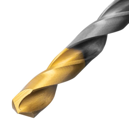 Набор сверл по металлу Denzel 723001, 1-10 мм, Р6М5-TiN, Golden Tip, 10 шт купить в Перми