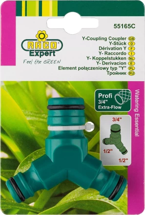 Тройник RACO &quot;PROFI EXTRA-FLOW&quot; (соединитель-соединитель-соединитель), 1/2&quot;х1/2&quot;x3/4&quot; 4252-55165C купить в Перми