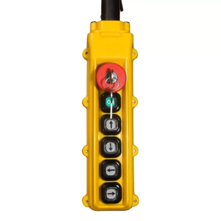 Пульт управления для талей CD (4 кнопки + пуск + аварийный бутон 380в) 1001742 купить в Перми