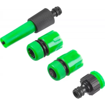 Набор поливочный РОСТОК: Наконечник, 2 соединителя 3/4&quot;, адаптер внешний 427263 купить в Перми