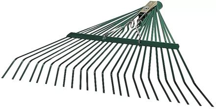 Грабли веерные RACO усиленные, 24 плоских зубца, эпоксидное покр., 600мм 4231-53/741 купить в Перми