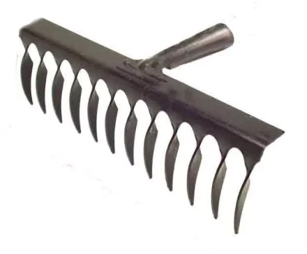 Грабли 12-зубые 320 мм без черенка витые  СИБРТЕХ Россия 61740 купить в Перми