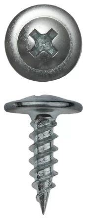 Саморезы ЗУБР с прессшайбой по листовому металлу до 0,9мм, PH2, 4,2х25мм, ТФ2, 800шт 4-300192-42-025 купить в Перми