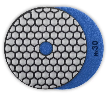 ЗУБР 100 мм, №30, сухое шлифование, алмазный гибкий шлифовальный круг АГШК, Профессионал (29868-030) купить в Перми