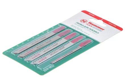 Пилки для лобзика HAMMER JG WD-PL набор No2 (5шт.) купить в Перми