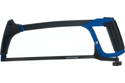 Ножовка ЗУБР &quot;МАСТЕР&quot; по металлу, биметаллическое полотно, усиленная рамка, металлическая обрезиненная ручка, 300 м 15774_z02 купить в Перми