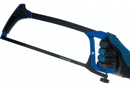 Ножовка ЗУБР &quot;МАСТЕР&quot; по металлу, биметаллическое полотно, усиленная рамка, металлическая обрезиненная ручка, 300 м 15774_z02 купить в Перми