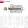 Болт анкерный ЗУБР с пластиковым кольцом, желтопассивированный, 12х110мм, ТФ2, 15шт 4-302312-12-110 купить в Перми