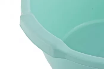 Таз пластмассовый круглый 8л, бирюзовый ТМ Elfe light 92967 купить в Перми