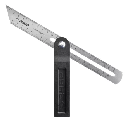 Малка-угломер ЗУБР &quot;МАСТЕР&quot; пластиковый корпус, полотно с гравированной шкалой 3428_z01 купить в Перми