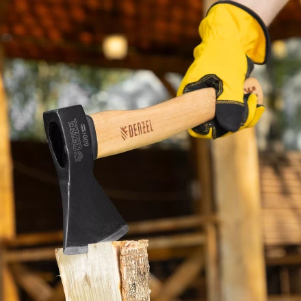 Топор, 600 г Denzel, кованый, буковое топорище 21631 купить в Перми