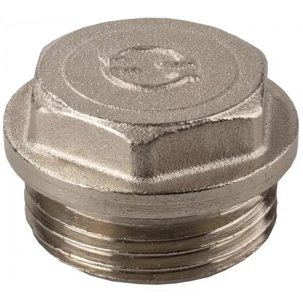 Заглушка GENERAL FITTINGS, 6-ти гранная головка с прижимной шайбой, латунь, наружная резьба, 1" 51100-1 купить в Перми