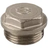 Заглушка GENERAL FITTINGS, 6-ти гранная головка с прижимной шайбой, латунь, наружная резьба, 1" 51100-1 купить в Перми