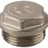 Заглушка GENERAL FITTINGS, 6-ти гранная головка с прижимной шайбой, латунь, наружная резьба, 1" 51100-1 купить в Перми