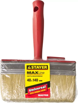 Макловица STAYER &quot;MASTER&quot; UNIVERSAL, светлая щетина, пластмассовый корпус, 4х14см 01824-14 купить в Перми