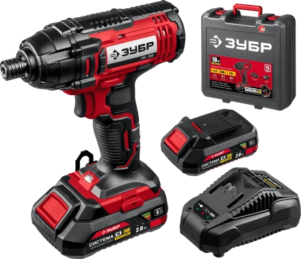 Винтоверт ударный, 2 АКБ С1-18 (2 Ач), в кейсе ГВЛ-255-22 серия «МАСТЕР» купить в Перми