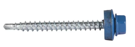 Саморезы ЗУБР окраш., RAL 5009 небесно-голуб., для крепл. кров. матер. к дерев. обреш., 4.8x50мм, 250шт 4-300315-48-050-5009 купить в Перми