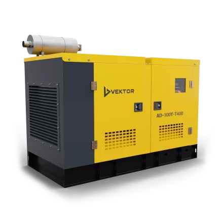 Дизельный генератор Vektor AD-100Y-T400 в шумозащитном кожухе купить в Перми