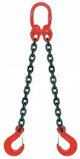 Строп 2СЦ-4.50 т. L1 цепи=3.10м на конце ОВ. L2 цепи 600мм на конце крюк 8 кл нестандарт купить в Перми