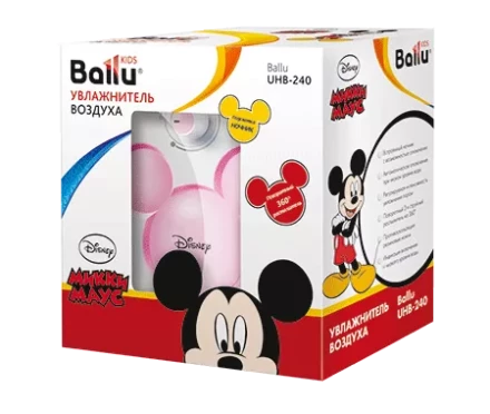 Увлажнитель ультразвуковой  BALLU UHB-240 pink/розовый Disney купить в Перми