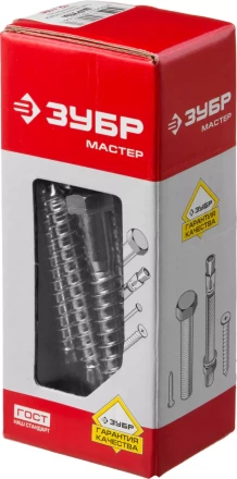 Шурупы ЗУБР &quot;МАСТЕР&quot; с шестигранной головкой, оцинкованные, 12x100мм, 15шт 4-300451-12-100 купить в Перми