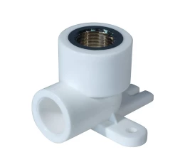 Уголок с креплением PP-R ВР 20х 1/2 белый (20/80) 45390