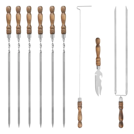 Набор шашлычный 9 предметов в сумке, Camping// Palisad 69754 купить в Перми