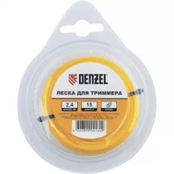 Леска для триммера круглая 4 мм х 10м блистер Denzel Россия 96149