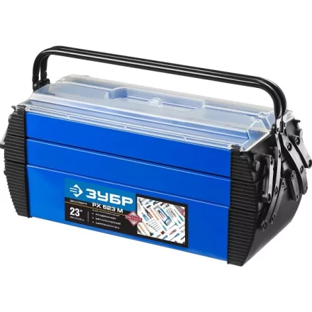 Ящик ЗУБР &quot;ДОКА&quot; металлический для инструмента, 23&quot; 38163-23 купить в Перми