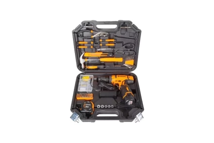 Дрель-шуруповерт Вихрь ДА-12Л-2КН с набором инструментов 72/14/35 купить в Перми