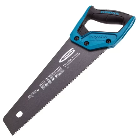 Ножовка по дереву &quot;PIRANHA&quot;, 300 мм, 11 TPI, 3D-зуб, тефлоновое покрытие полотна, двухкомпонентная рукоятка Gross 24125 купить в Перми