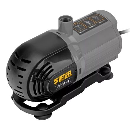 Насос фонтанный FNP31-24, 31 Вт, подъем 2,4 м, 1500 л/ч, колокольчик/2 каскада/гейзер Denzel 99031 купить в Перми