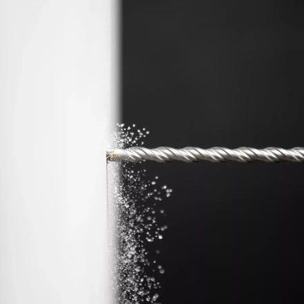 Бур по бетону Denzel, 8 x 260 мм, двойная спираль, три пылеотводящие кромки, 705014 купить в Перми