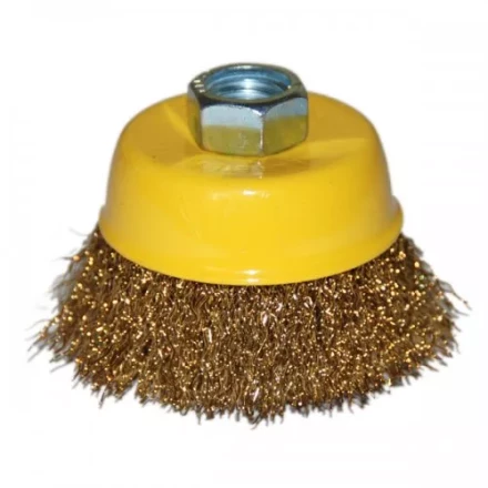 Щетка для УШМ М14/85 мм чашечная сталь прямая Энкор 51532 купить в Перми