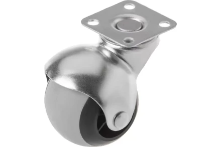 Колесо мебельное поворотное резиновое SCmg 25 50 мм 1047172 купить в Перми