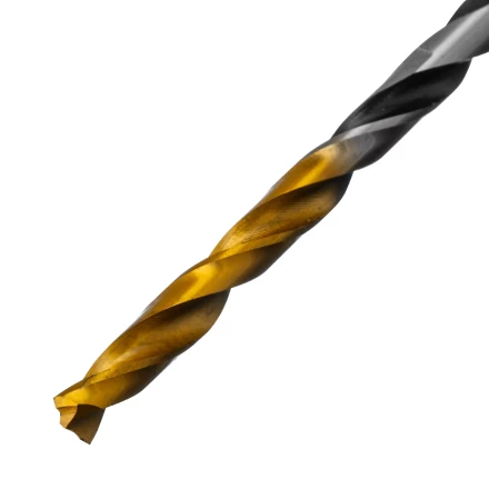 Сверло спиральное по металлу 3,5 x 70мм, Р6М5, Golden Tip, многогранная заточка, 2шт. Denzel 718270 купить в Перми